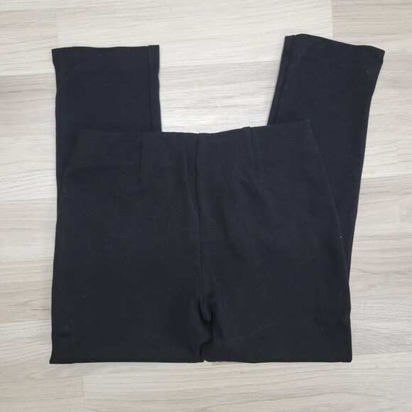 CHICO'S Womens Black Cropped Stretch Pants Size 6 Petite - Picture 8 of 8